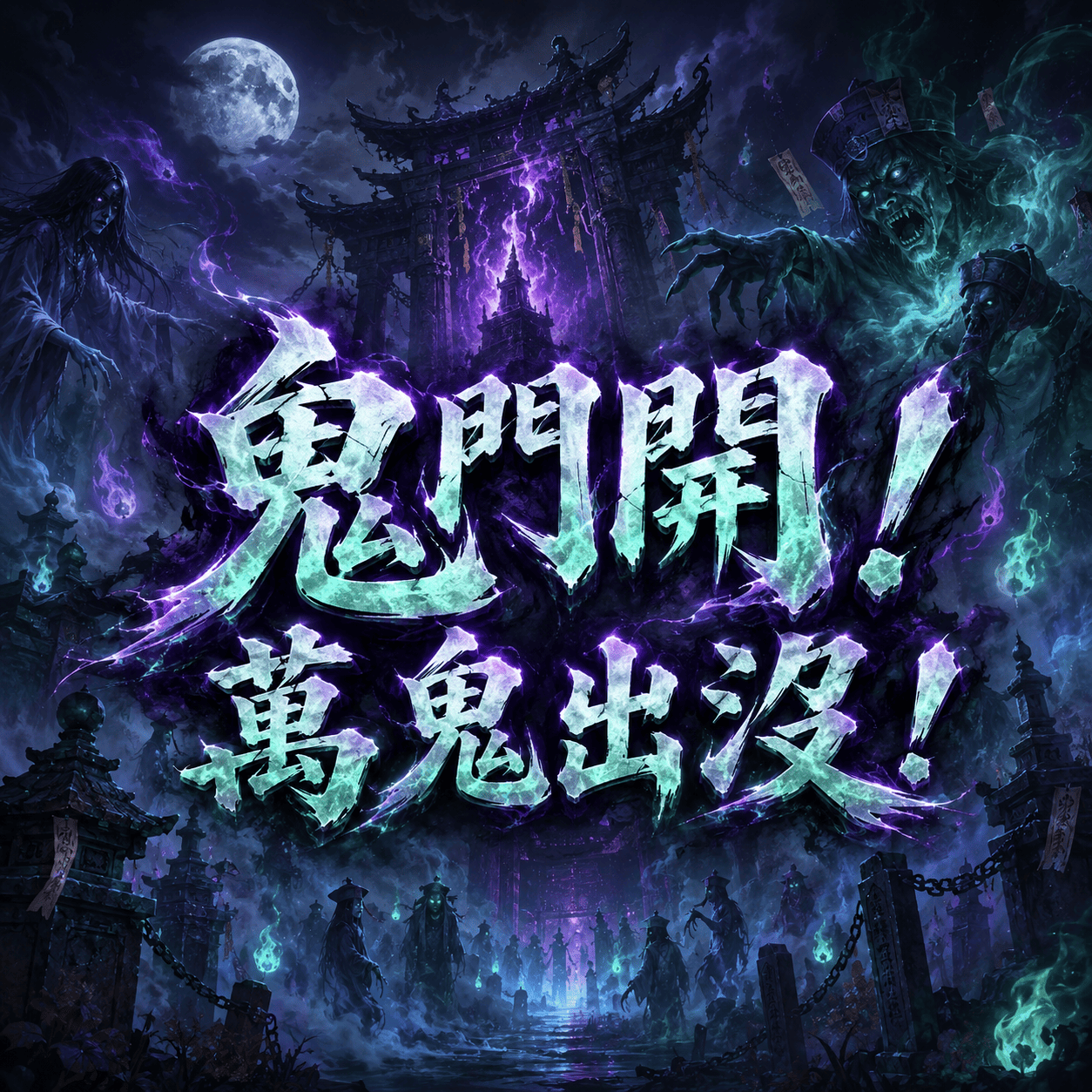 鬼門開萬鬼出沒活動主視覺
