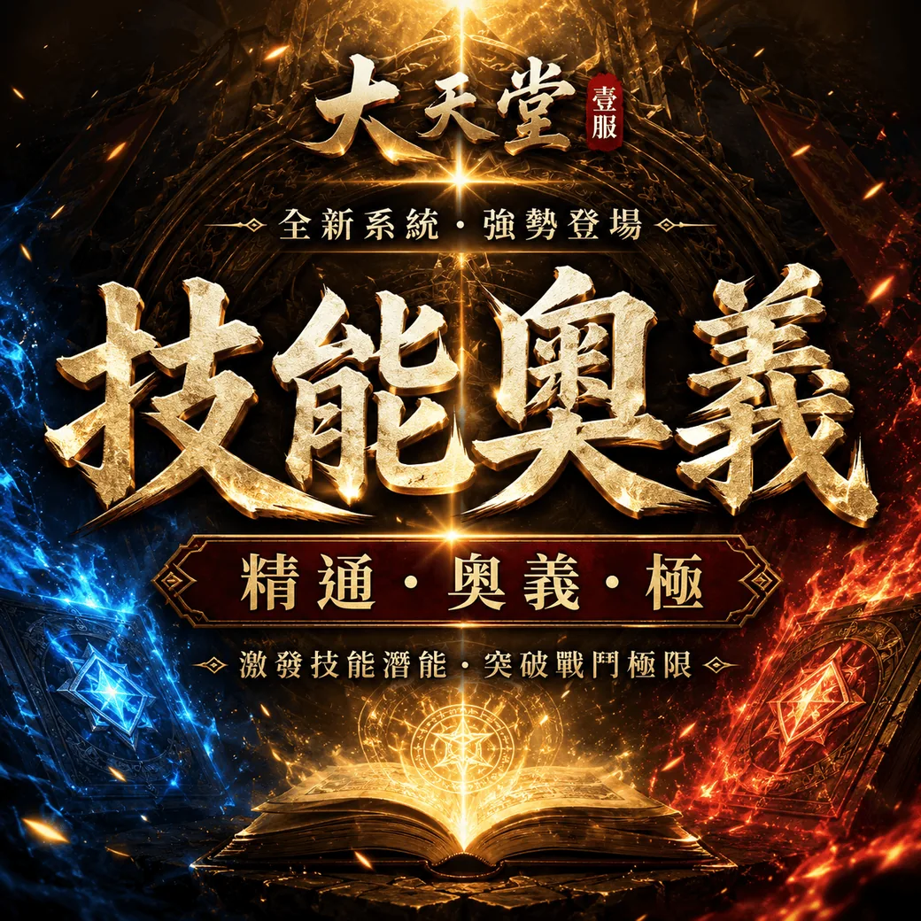 大天堂壹服技能奧義系統